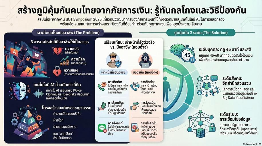 สร้างภูมิคุ้มกันคนไทยจากภัยการเงิน: รู้ทันกลโกงและวิธีป้องกัน